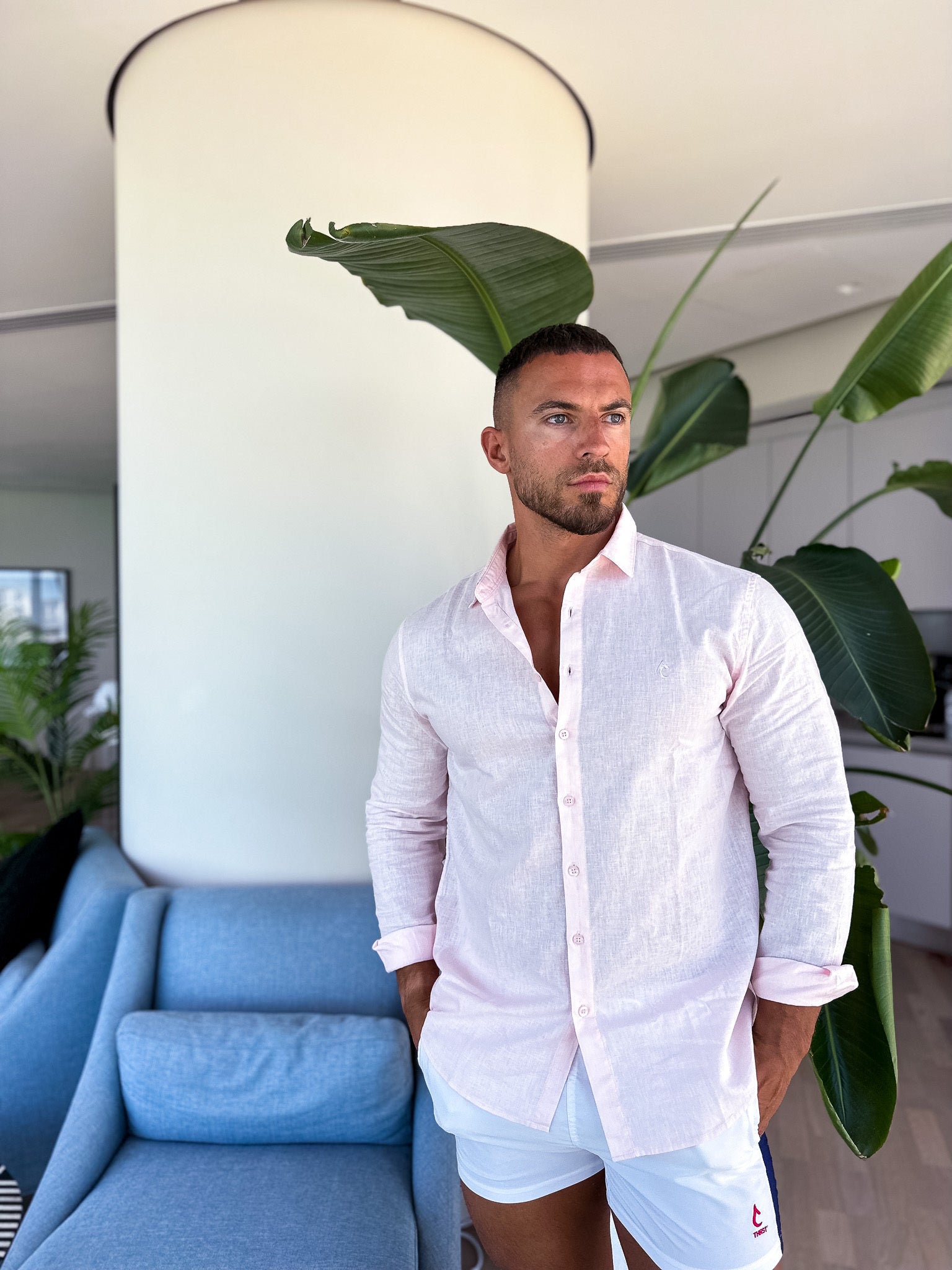 LONG SLEEVE LINEN SHIRT