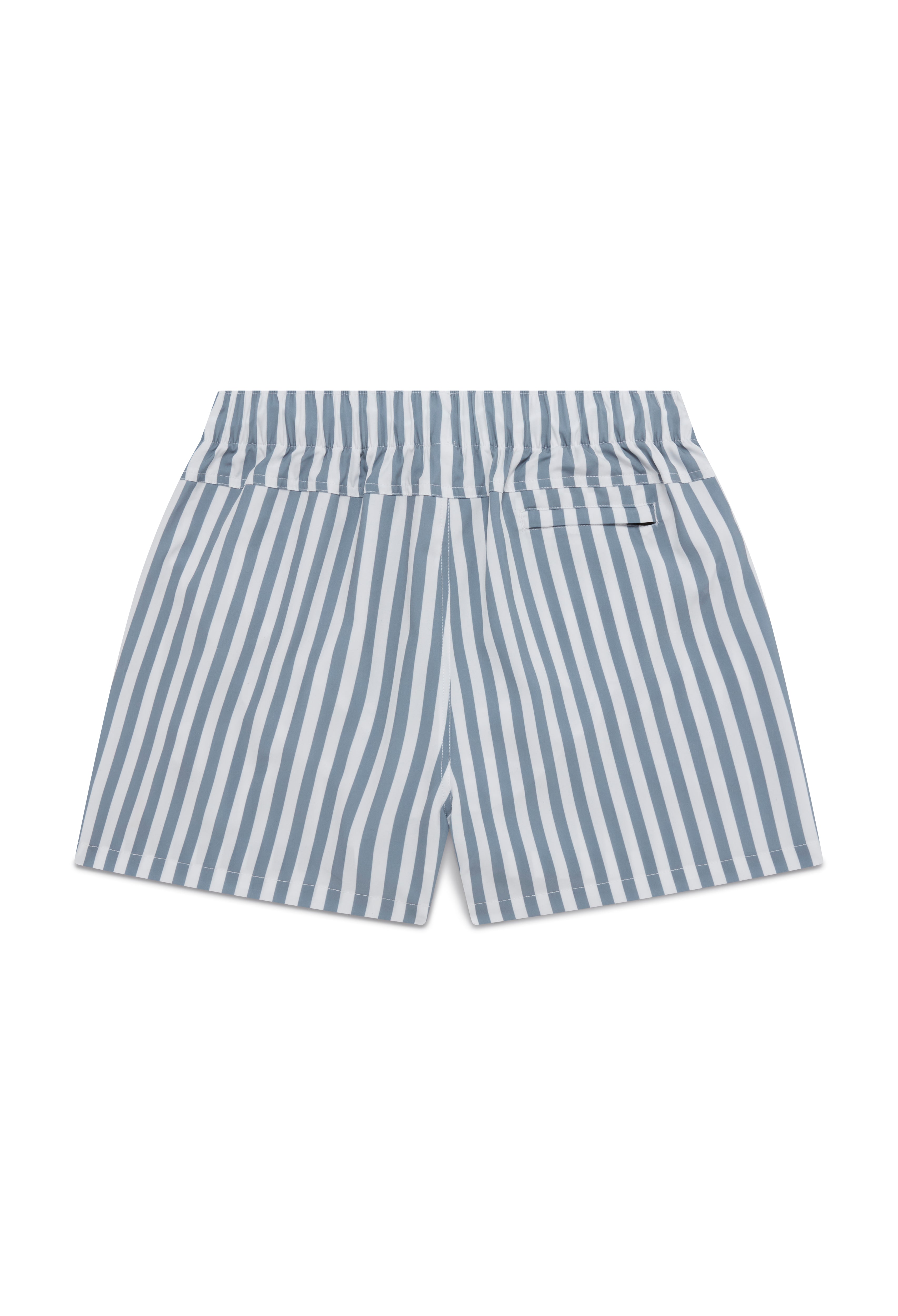 VOYAGE PINSTRIPE SWIM SHORTS – THRST