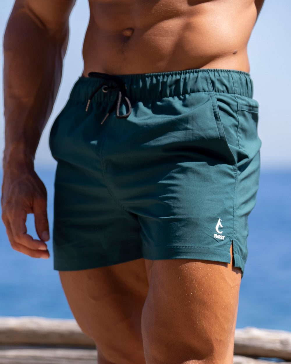 CLASSIC HUE SWIM SHORTS